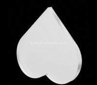 Custom acrylic decorative heart shape paperweight