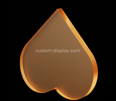 Custom acrylic heart shape thoughtful gift