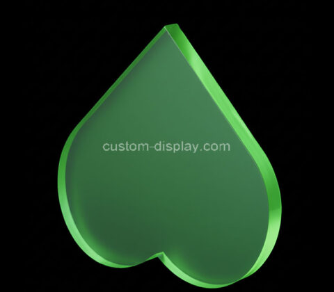 Custom acrylic heart shape celebrations gift