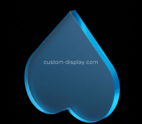 Custom acrylic weddings heart shape gift
