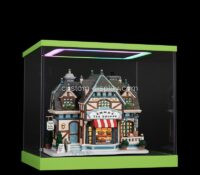 Custom acrylic LED castle display box