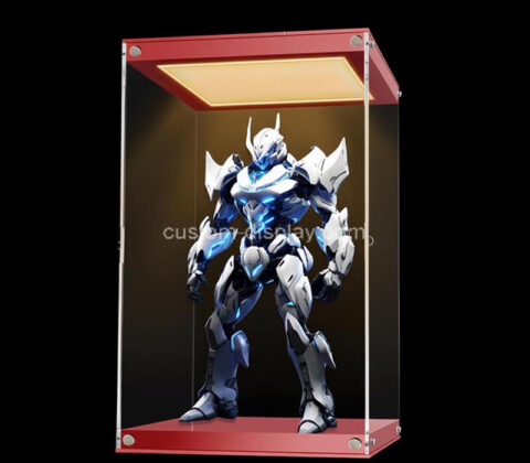 Custom acrylic LED action figures display case