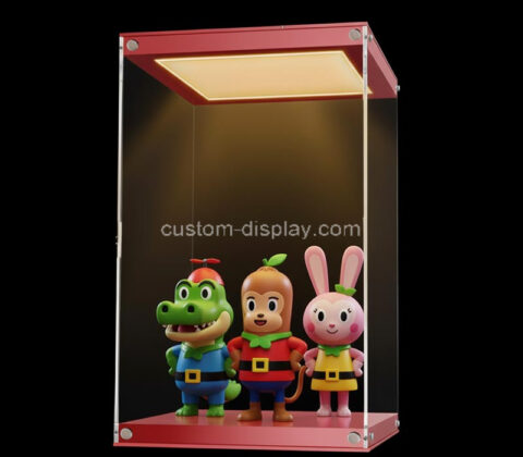 Custom acrylic illuminated Cocomong display case