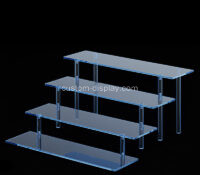 Custom acrylic 4 tiers cologne display risers
