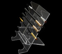 Custom acrylic 6 tiers makeup brushes display rack