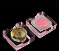 Custom acrylic decor candle holder block CCA-292 Custom acrylic decor candle holder block