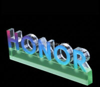 Custom acrylic company logo block CCA-296 Custom acrylic company logo block