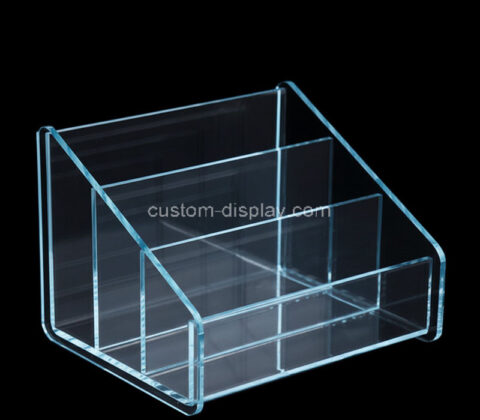 Custom acrylic 3 compartments flyers holders