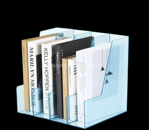 Custom acrylic desktop books files holders