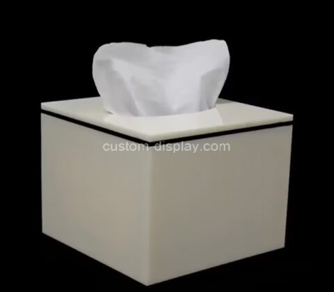 Custom acrylic square tissue box