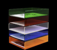 Custom acrylic stackable file holders CSB-596 Custom acrylic stackable file holders