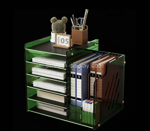 Custom acrylic multi tiers file holders