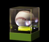 Custom acrylic illuminated baseball display case CSC-211 Custom acrylic illuminated baseball display case