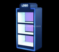 Custom acrylic 3 tiers illuminated display cabinet CSC-214 Custom acrylic 3 tiers illuminated display cabinet