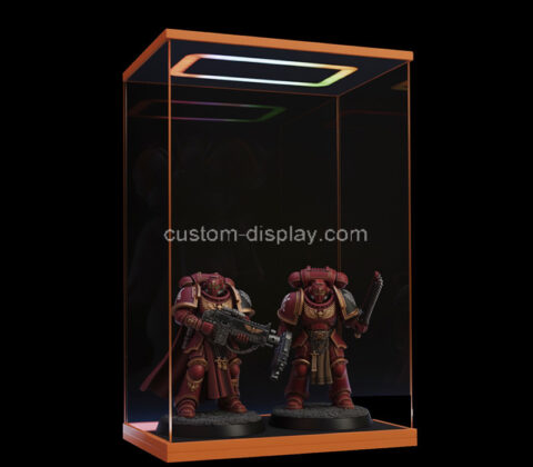 Custom acrylic illuminated blood angels display case