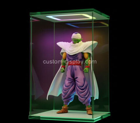 Custom acrylic illuminated figure display case
