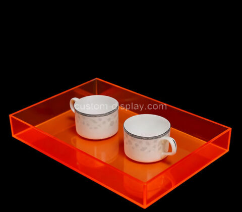 Custom acrylic tea coffee serving tray