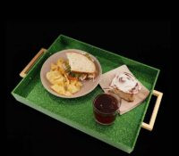 Custom acrylic afternoon serving tray CST-294 Custom acrylic afternoon serving tray