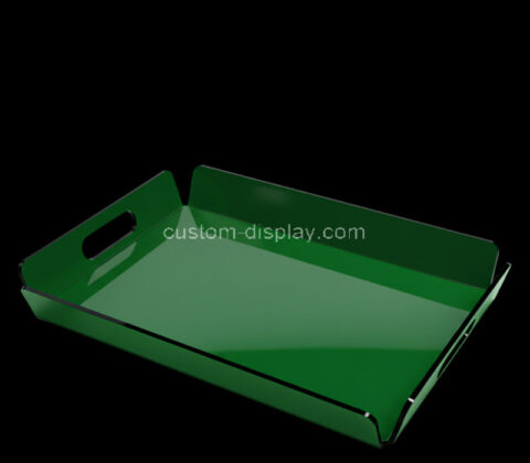 Custom acrylic tray with handles