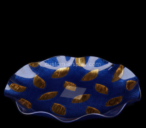 Custom acrylic round fruit tray