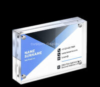 Custom acrylic double sided magnetic photo block frames CSBL-343 Custom acrylic double sided magnetic photo block frames