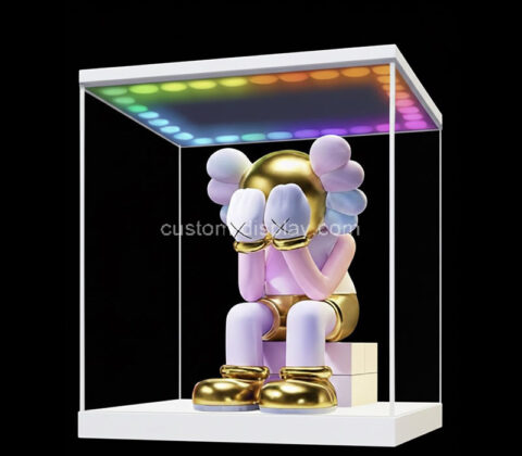 Custom acrylic figure LED display box