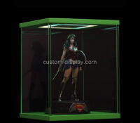 Custom acrylic action figure LED display case CSC-222 Custom acrylic action figure LED display case