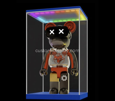 Custom acrylic collectible LED showcase