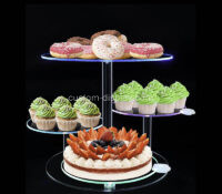 Custom acrylic 4 tiers LED party dessert tower stand CSL-264 Custom acrylic 4 tiers LED party dessert tower stand
