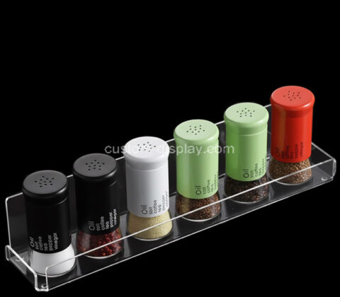 Custom acrylic spice jar storage holder rack