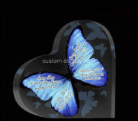 Custom acrylic heart shaped christian gifts block CCA-312 Custom acrylic heart shaped christian gifts block