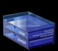 Custom acrylic storage drawers box CSA-1864 Custom acrylic storage drawers box