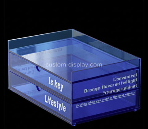 Custom acrylic storage drawers box