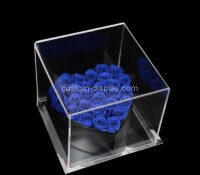 Custom acrylic rose flowers gift box CSA-1865 Custom acrylic rose flowers gift box