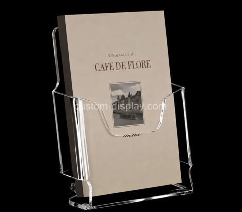 Custom acrylic countertop booklets holder