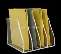 Custom acrylic 4 section notebook holders CSB-604 Custom acrylic 4 section notebook holders