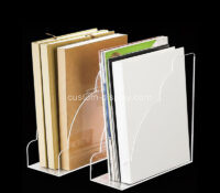 Custom acrylic desktop notebook holder CSB-605 Custom acrylic desktop notebook holder