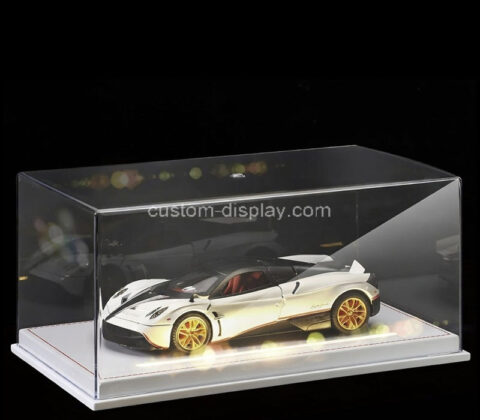 Custom acrylic model car illuminated display box