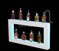 Custom acrylic commercial bar LED wine shelf CSL-268 Custom acrylic commercial bar LED wine shelf
