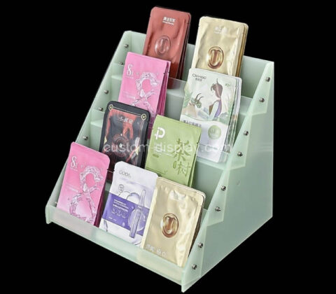 Custom acrylic 4 layers facial mask display holders