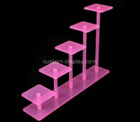 Custom acrylic 5 steps display shelf CSM-883 Custom acrylic 5 steps display shelf