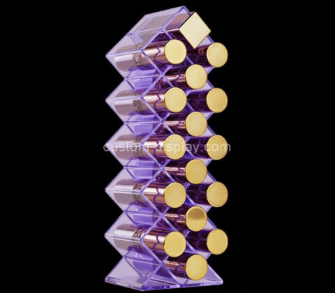 Custom acrylic stackable fish shape lipstick tower