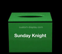 Custom acrylic luxury tissue box CSA-1873 Custom acrylic luxury tissue box