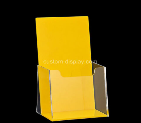 Custom acrylic trifold flyer display stand