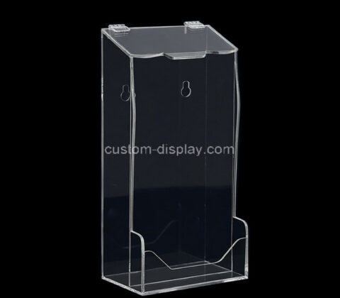 Custom acrylic wall pamphlet holder with card holder