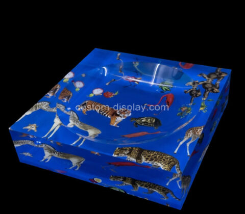 Custom acrylic candy dish with printing