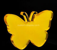 Custom acrylic butterfly shape sign block CSBL-364 Custom acrylic butterfly shape sign block