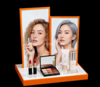 Custom acrylic skincare makeup illuminated display stand CSL-280 Custom acrylic skincare makeup illuminated display stand