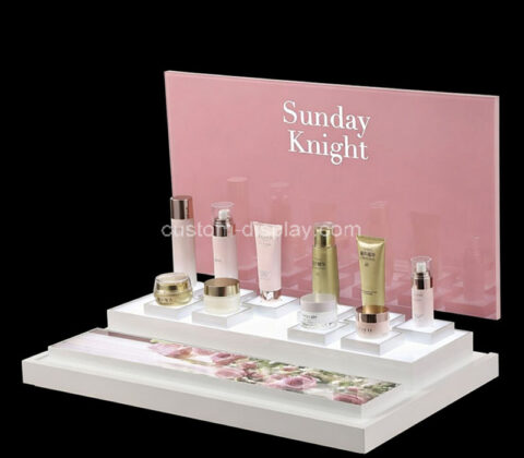 Custom acrylic skincare beauty display prop