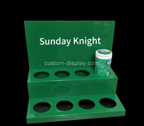 Custom acrylic supermarket gum display shelf
